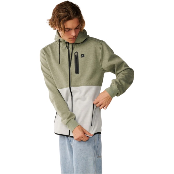 2026 Rip Curl Mens Departed Bonded Anti-Series Fleece CFEDB9 - Green